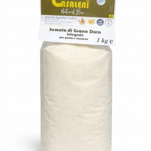 Semola di grano duro integrale per pasta e focacce da 1 kg